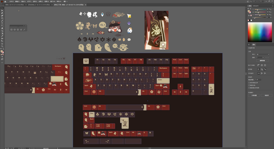 The Design Concept Behind the Hu Tao Keycap for Genshin Impact Enthusiasts
