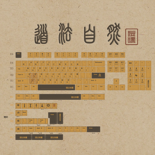 【IC】Mystic Dao Keycaps PBT custom keycap Set