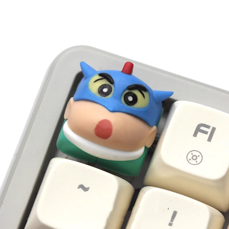 Action Kamen and Crayon Shin-chan Artisan keycap