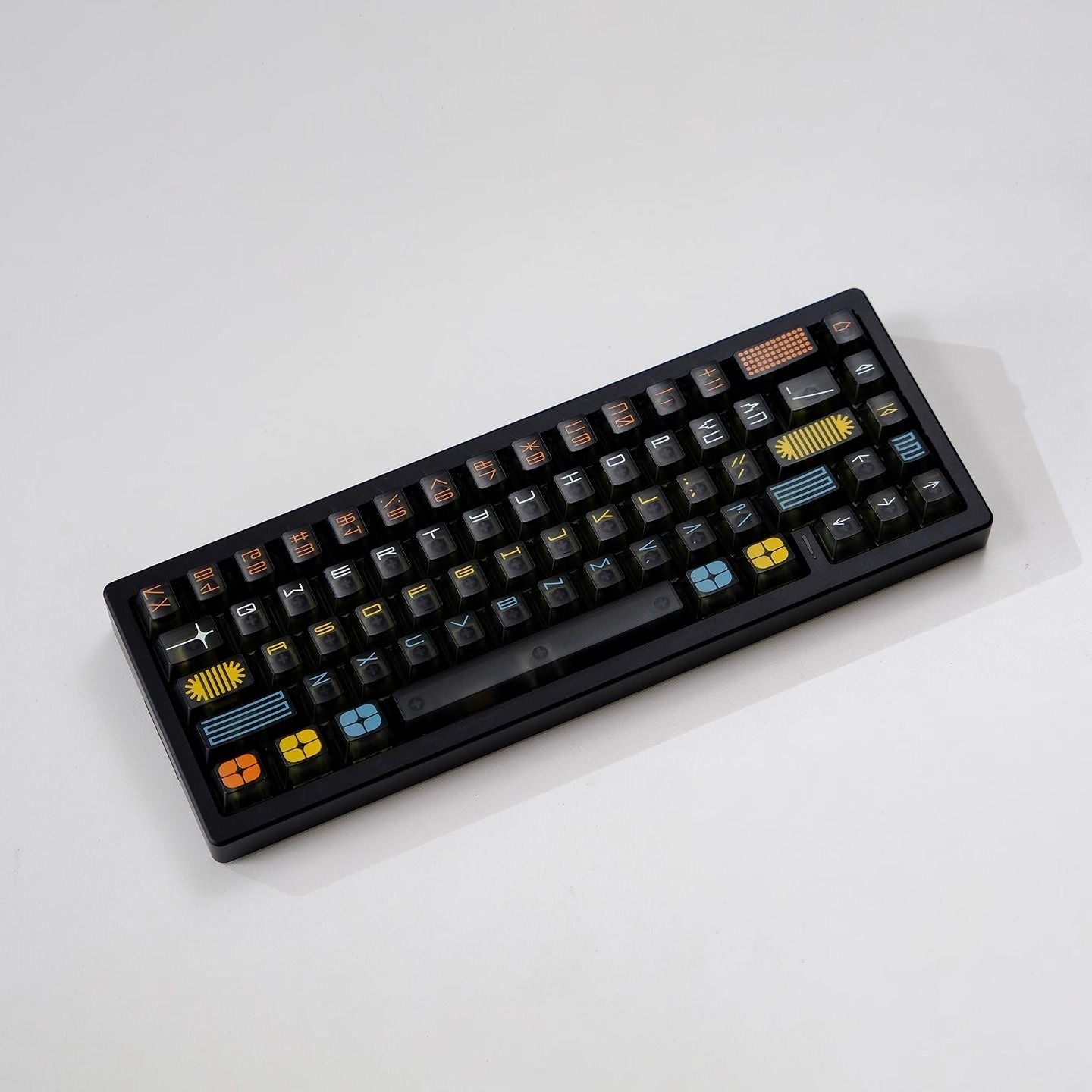 Black Foggy Translucent Keycap Set