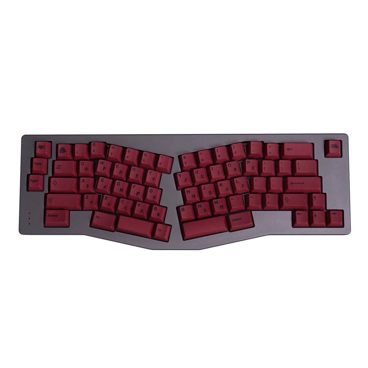 Black Legend Blood Ritual Keycap Set Dark Red Black Theme