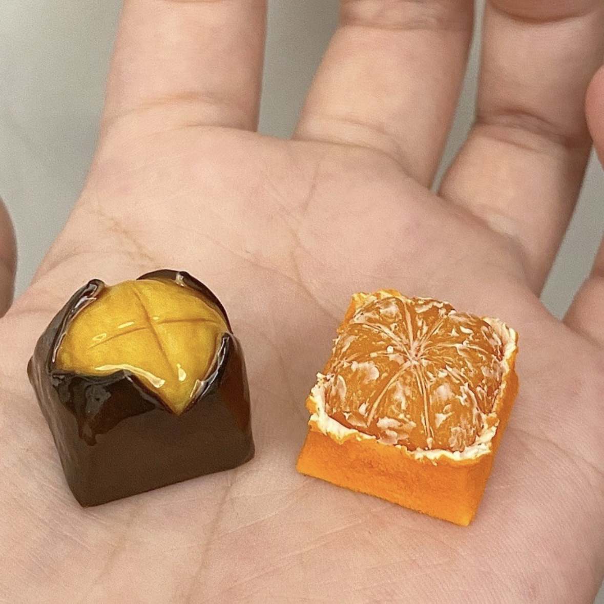 Chestnut Artisan keycap Custom food keycaps personalized aihey keycaps
