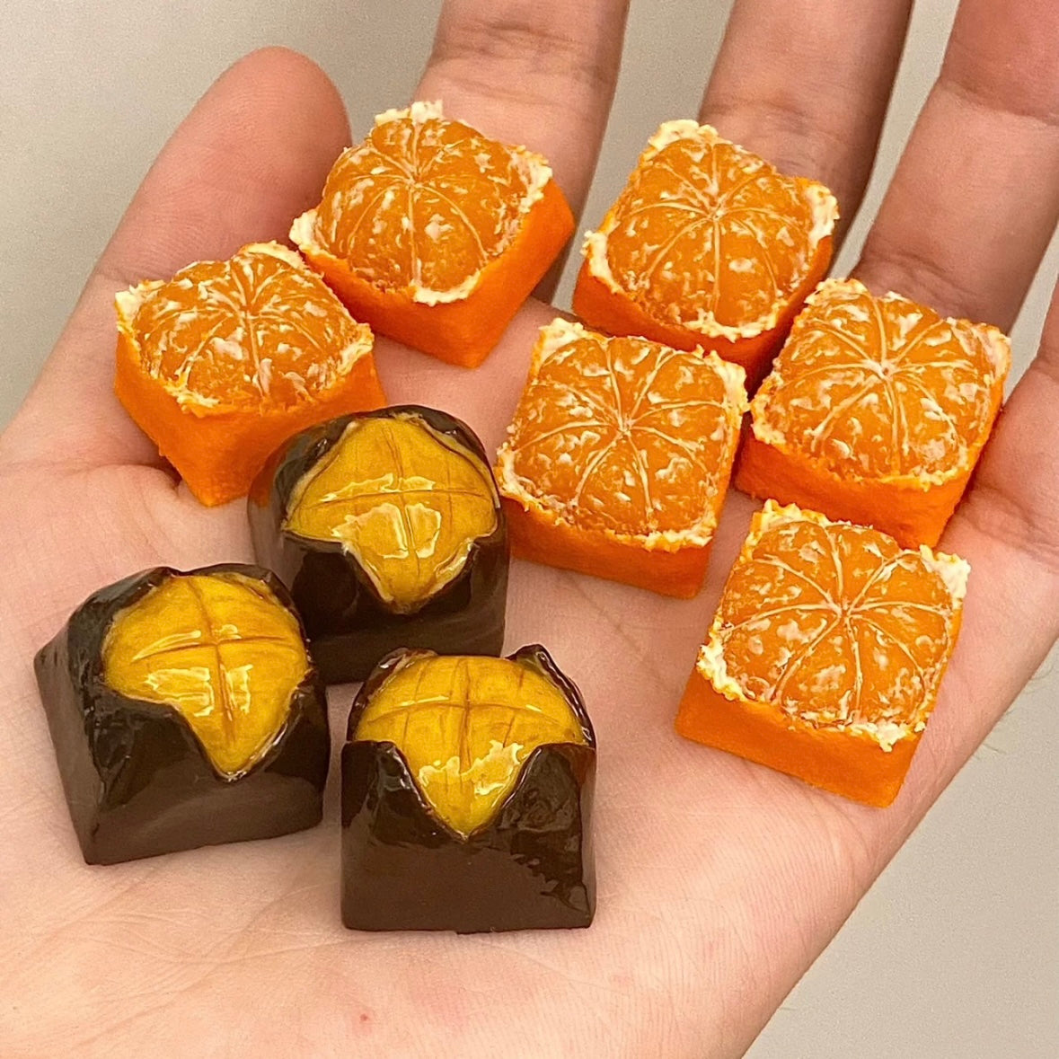 Chestnut Artisan keycap Custom food keycaps personalized aihey keycaps