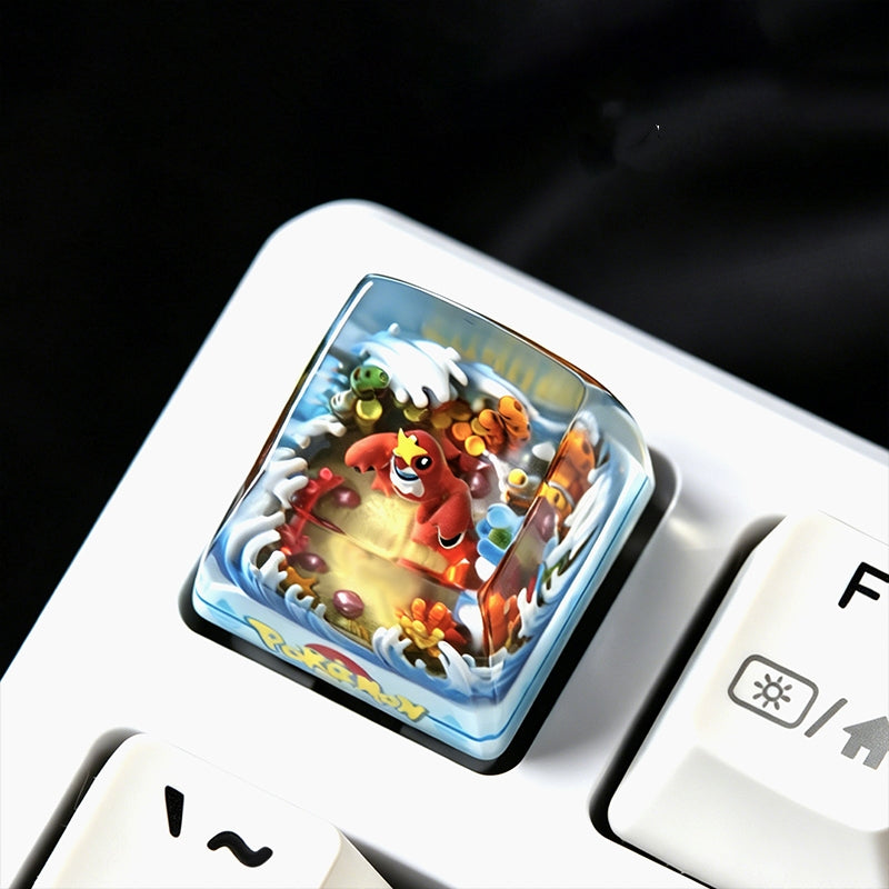 Pokemon Artisan Keycaps Resin Character Keycaps