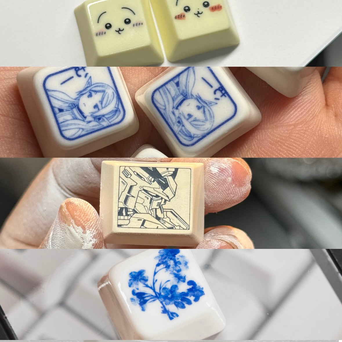 Custom Ceramic Keycap – R4 Height, Handcrafted from Your Image | 15-Day Made-to-Order