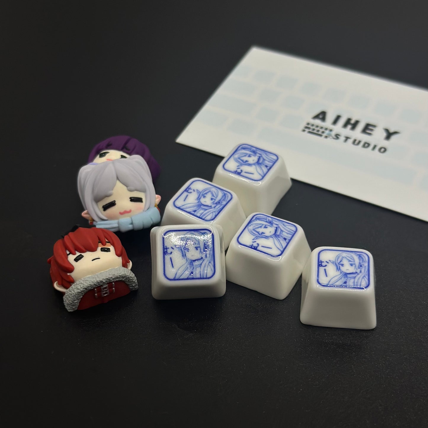 Frieren Keycap Ceramic material Artisan Keycaps