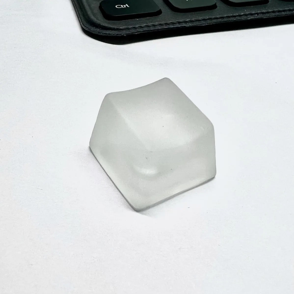 Frosted Ice Cube Keycaps Translucent Frost Crystal Coolness Artisan Keycapsโ๏ธ Unleash the Arctic Coolness: Introducing our Frosted Ice Cube Keycaps, a masterpiece that brings the frosty allure of translucent crystals to your keyboard.