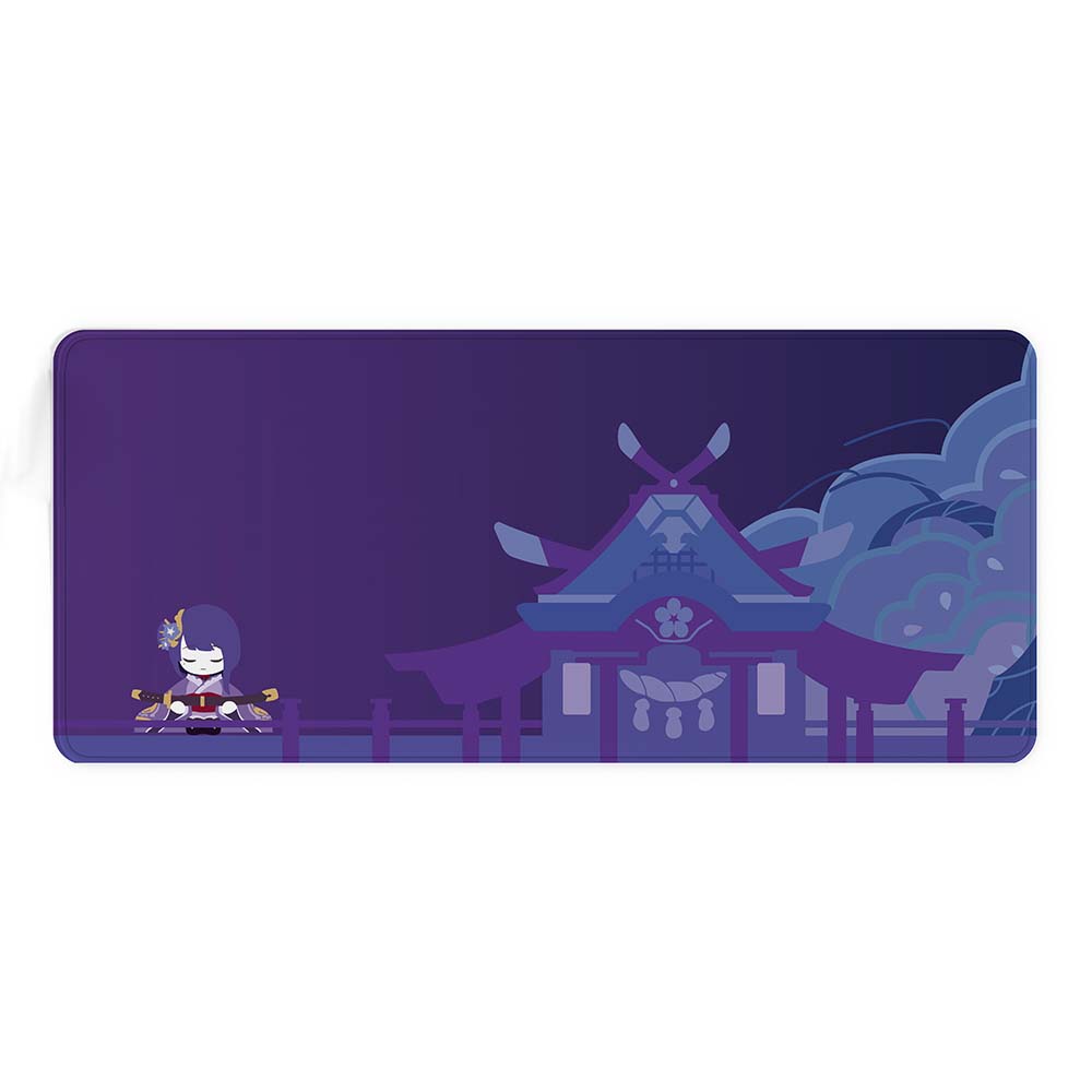 Raiden Shogun Deskmats Genshin Impact Mouse Pads 40*90cm