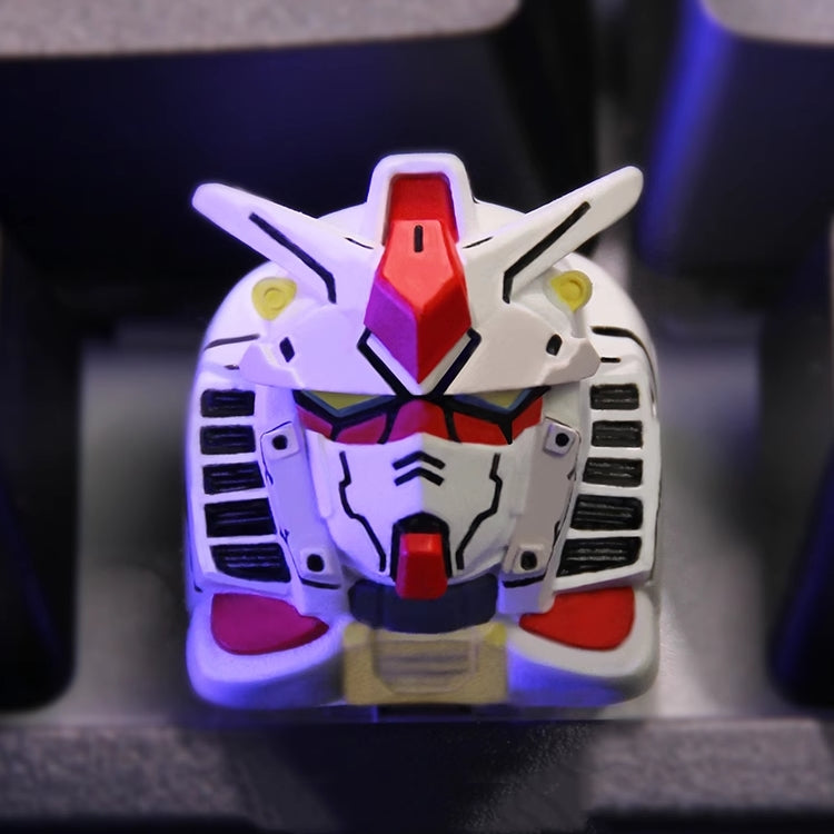 Gundam Artisan Keycap EVA Unit-01 Resin Keycaps for Mechanical Keyboards