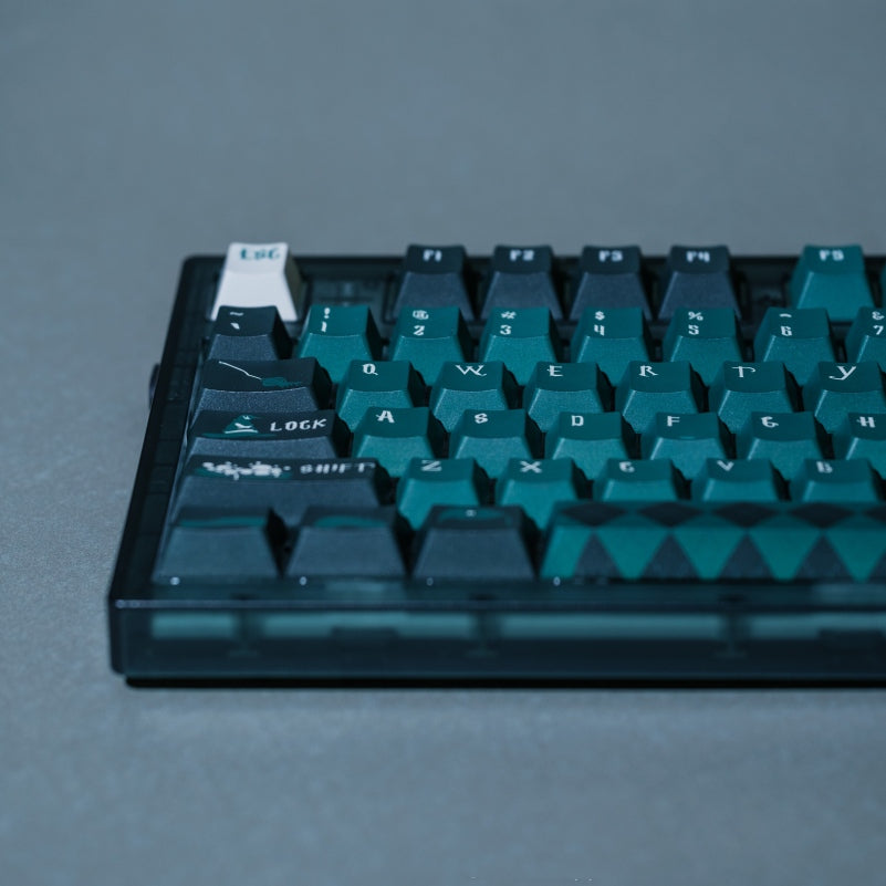 Harry Potter keyboard Slytherin Keycap with Flesports MK870