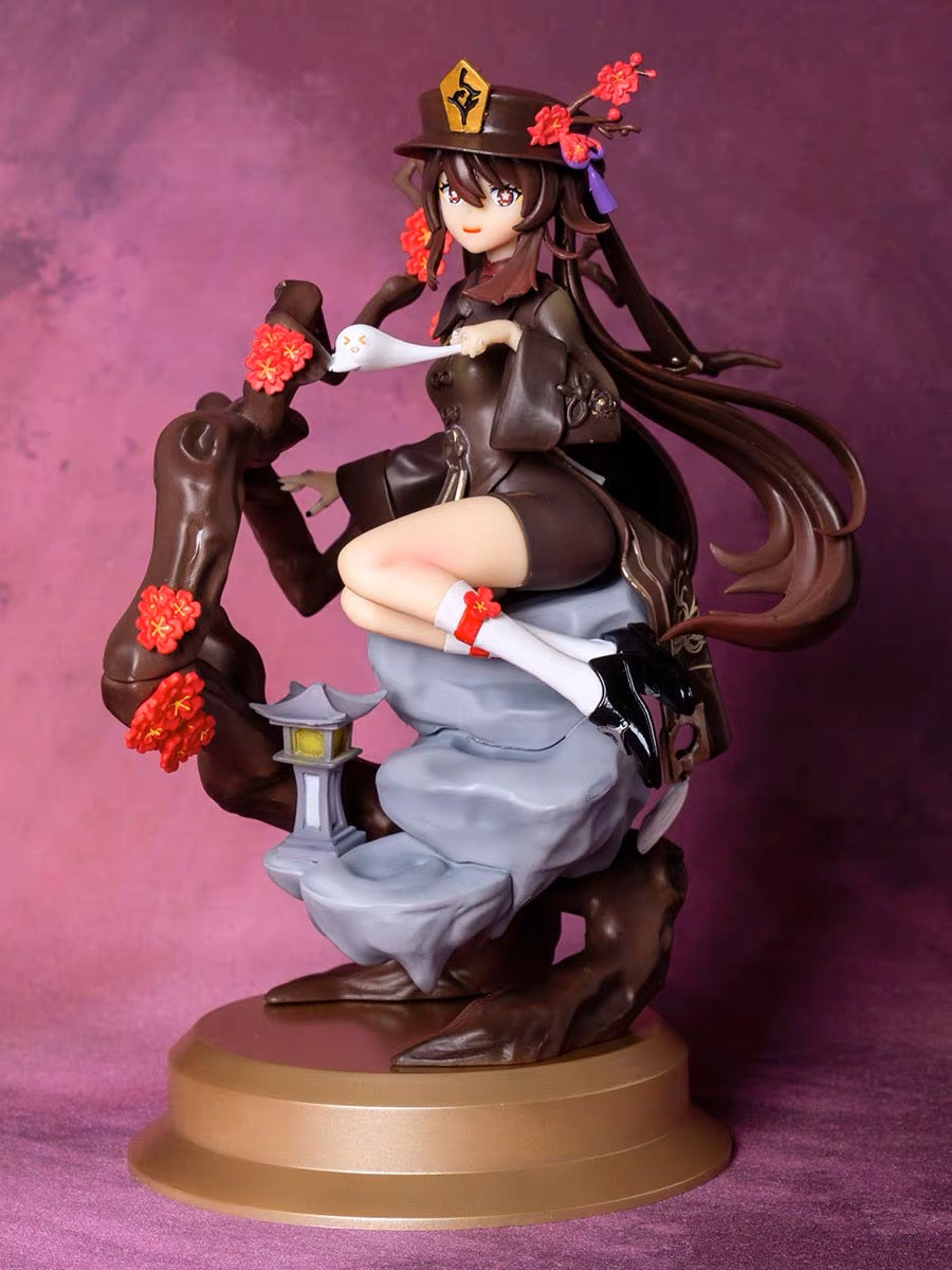 New Hutao Figure Genshin Impact Hu Tao Figurines Hutao SculptureIntroducing Hutao from Genshin Impact, now in the palm of your hand with our lifelike Hutao figure. This unique Hutao collectible not only captures the essence of Genshin Impact but also brings a finely detailed rendition of the character to life.