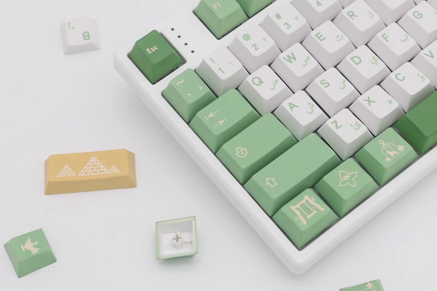 Nahida keycaps Set PBT custom keycap set - Genshin Impact Collectible with Warrior's Spirit