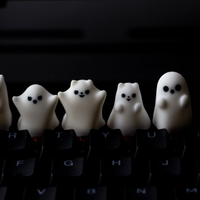 Playful Ghosts Artisan Keycap - Embrace the Quirky Spirits