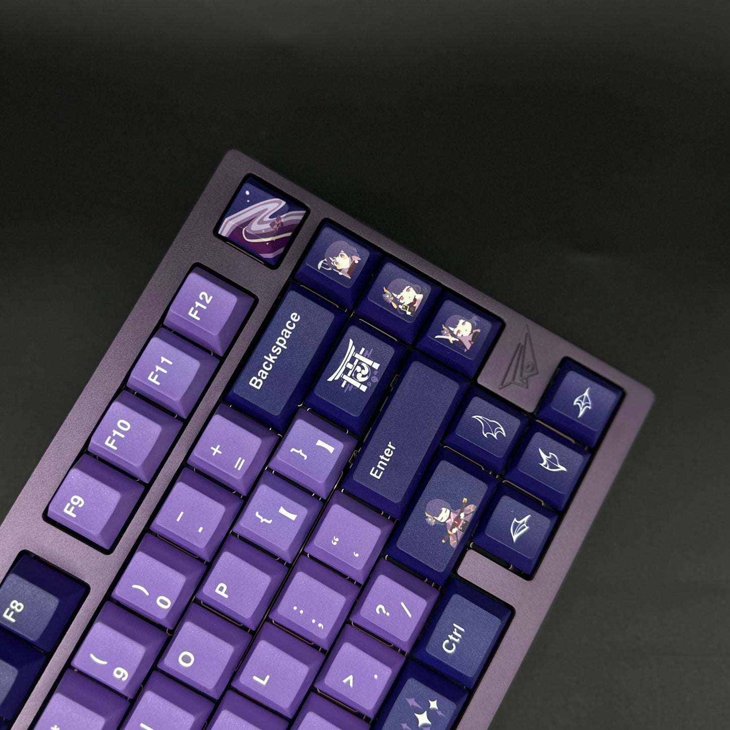 Raiden Shogun Keyboard Purple Weikav D75 75% Aluminum Keyboard