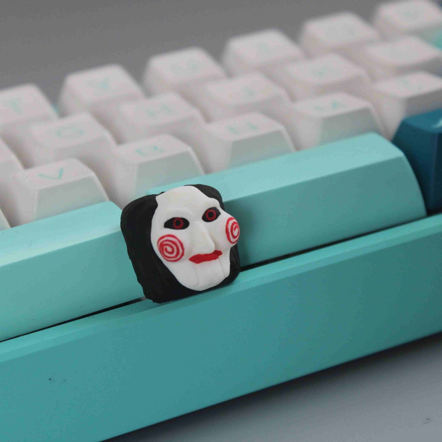 Saw Billy Keycap | Jigsaw Mask Artisan Keycaps for Horror Enthusiasts