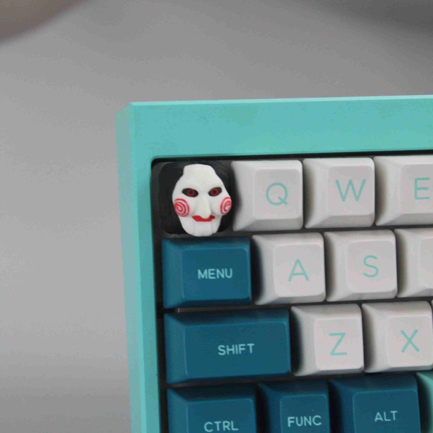 Saw Billy Artisan Keycaps Jigsaw Killer Maske Keycap for Mechanical Do You Want to Play a Game? | Saw Billy Keycap Jigsaw Mask Artisan Custom Keycaps Keyboard