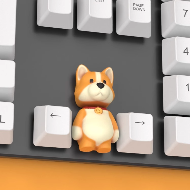 ShibaInu-Split-Artisan-Keycap-Set_A-Playful-Harmony-for-Your-Keyboard_s-Directional-Keys_3