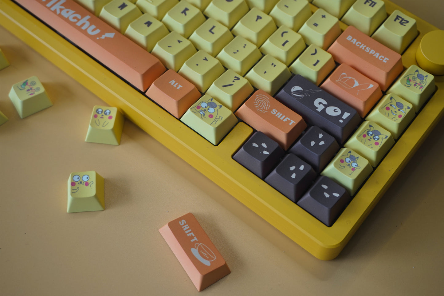 The Great Detective Pikachu Pokémon Keycaps Set