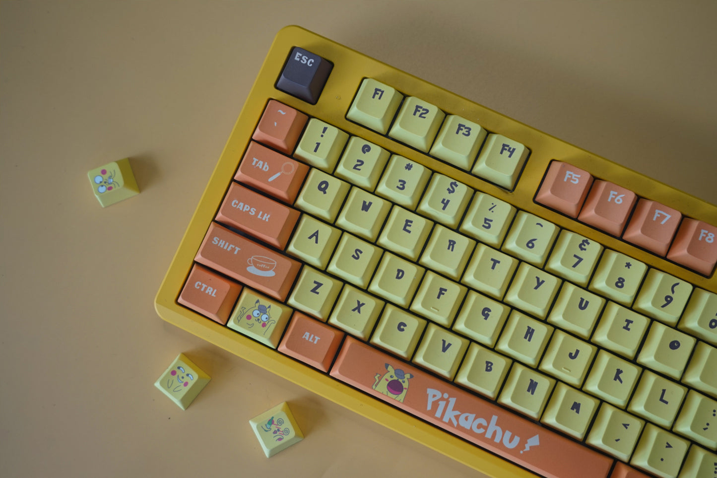 The Great Detective Pikachu Pokémon Keycaps Set