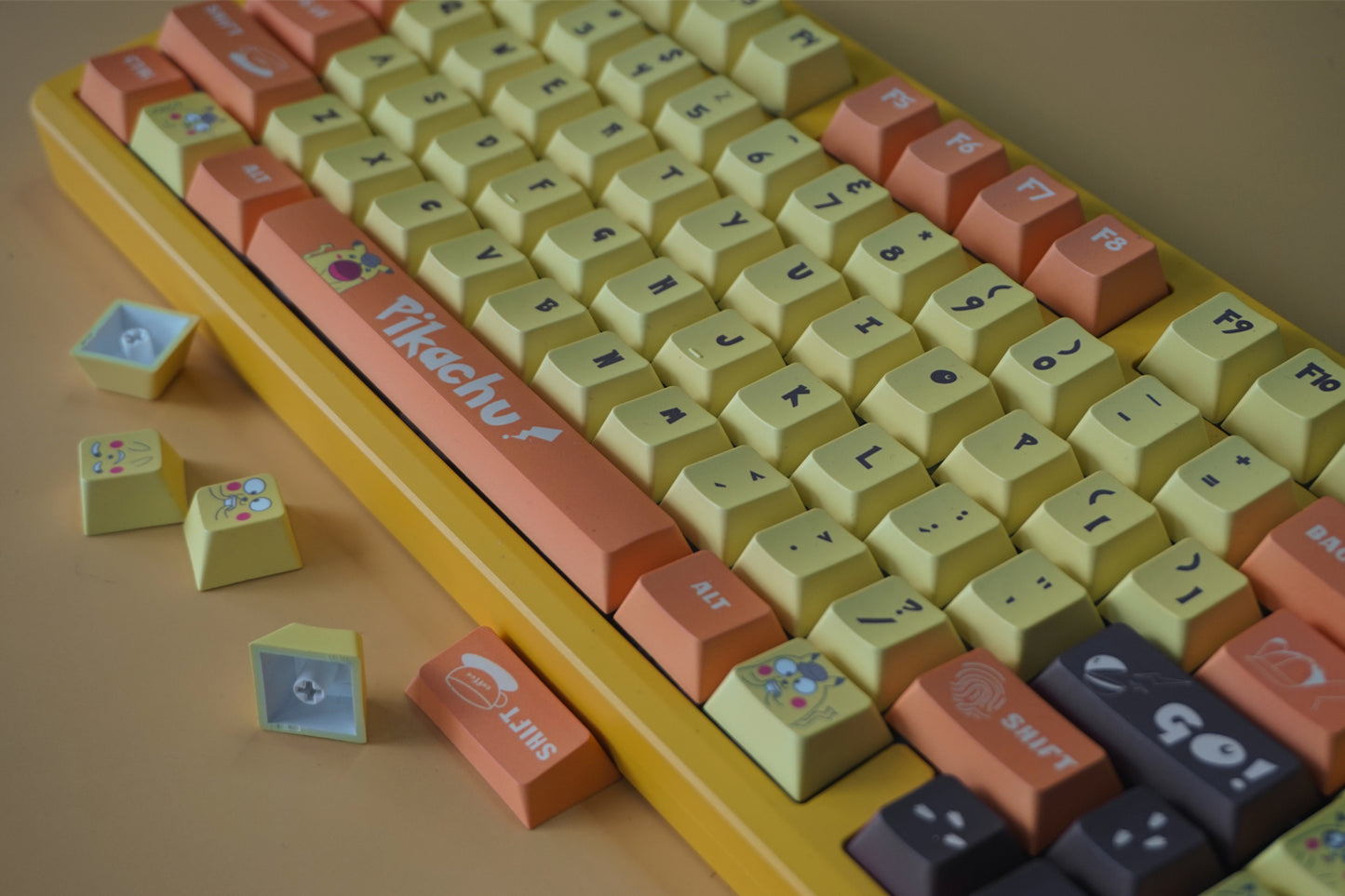 The Great Detective Pikachu Pokémon Keycaps Set