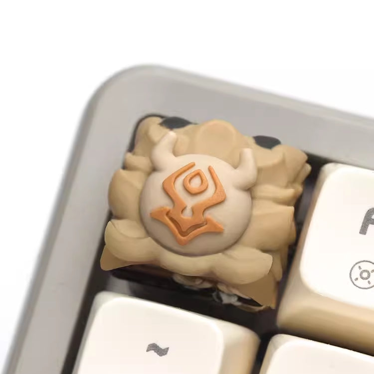 Unusual Hilichurl Artisan Keycap from Genshin Impact Keycaps Custom Unusual Hilichurl Artisan Keycap from Genshin Impact, featuring intricate details that capture the whimsical charm of the character.