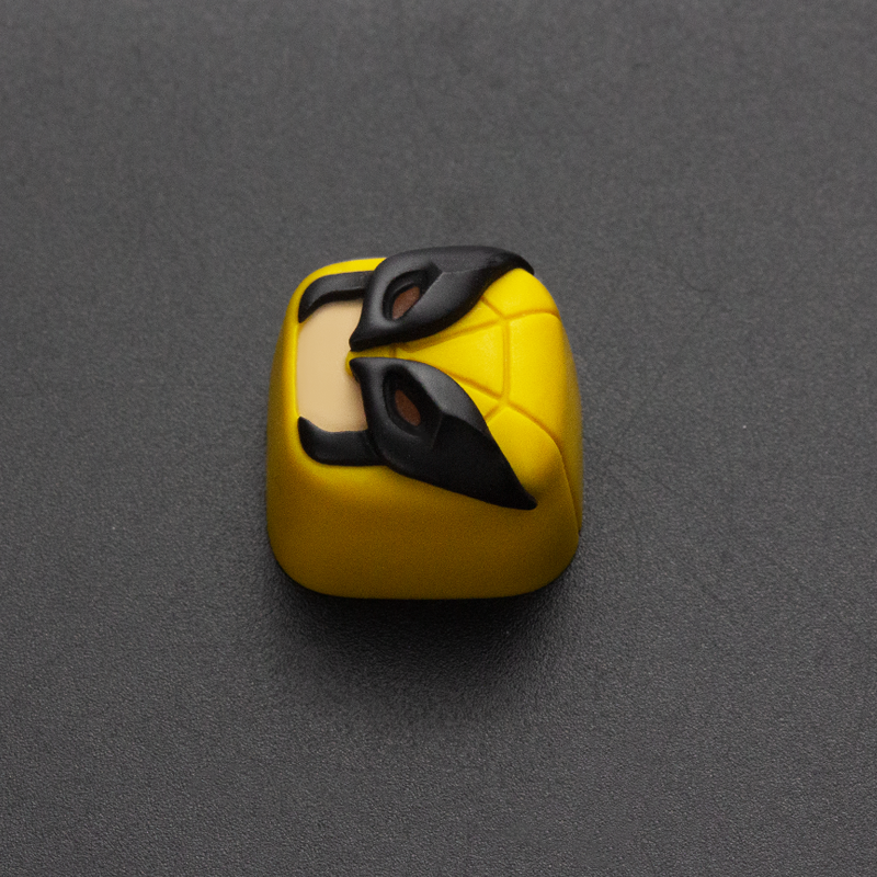 aiheystudio artisan keycaps depicting Deadpool and Wolverine for mechanical keyboards.