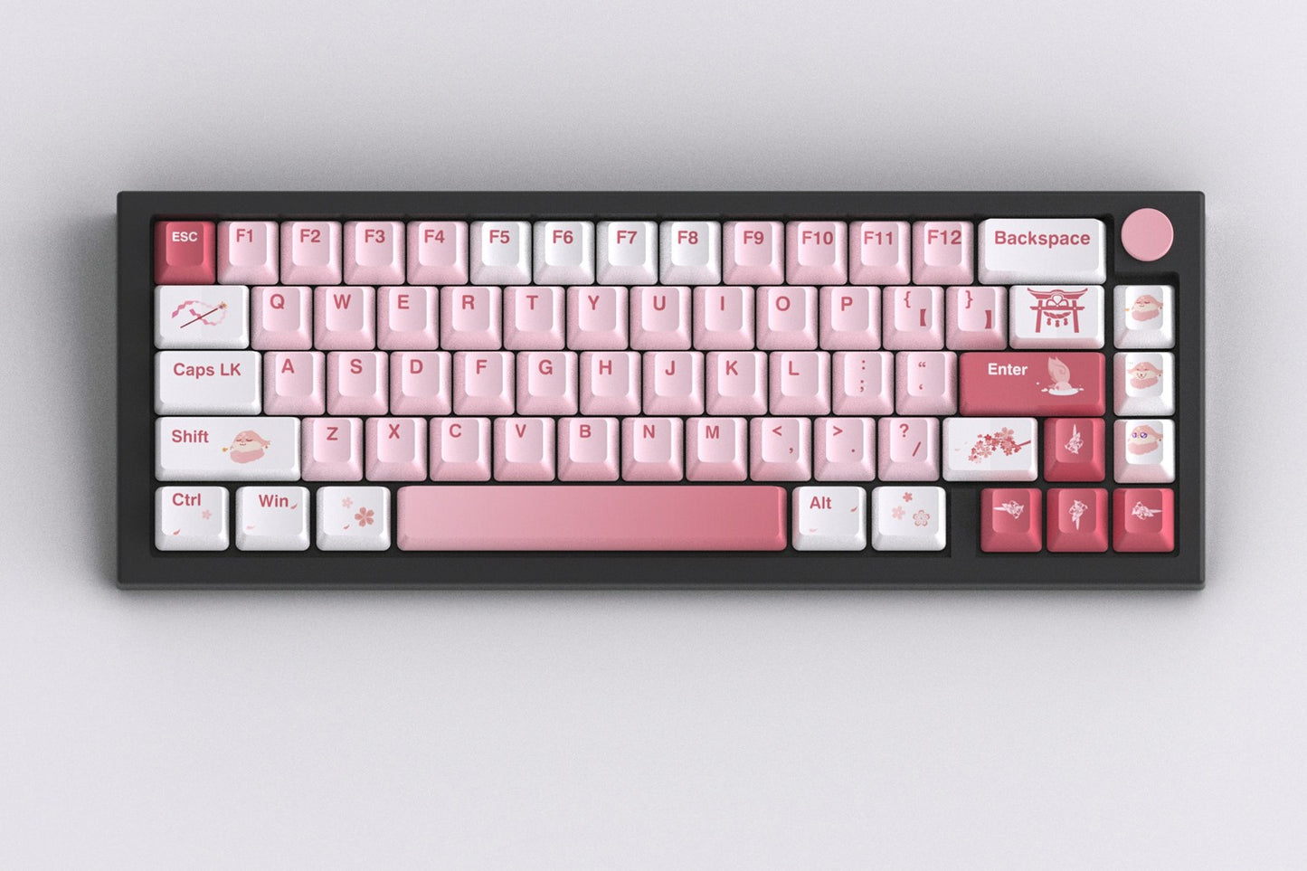 Add Genshin Impact flair to your keyboard with Yae Miko custom keycaps by AiheyStudio, made with quality PBT material and designed to last.