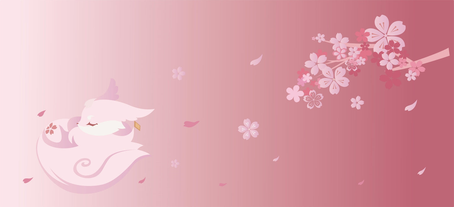 Yaemiko Mouse Pads Genshin Impact Deskmats 40*90cm