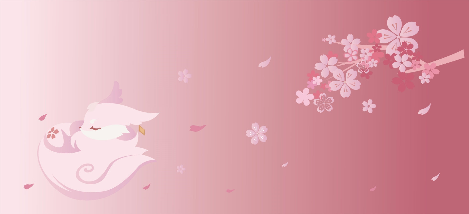 Yaemiko Mouse Pads Genshin Impact Deskmats 40*90cm