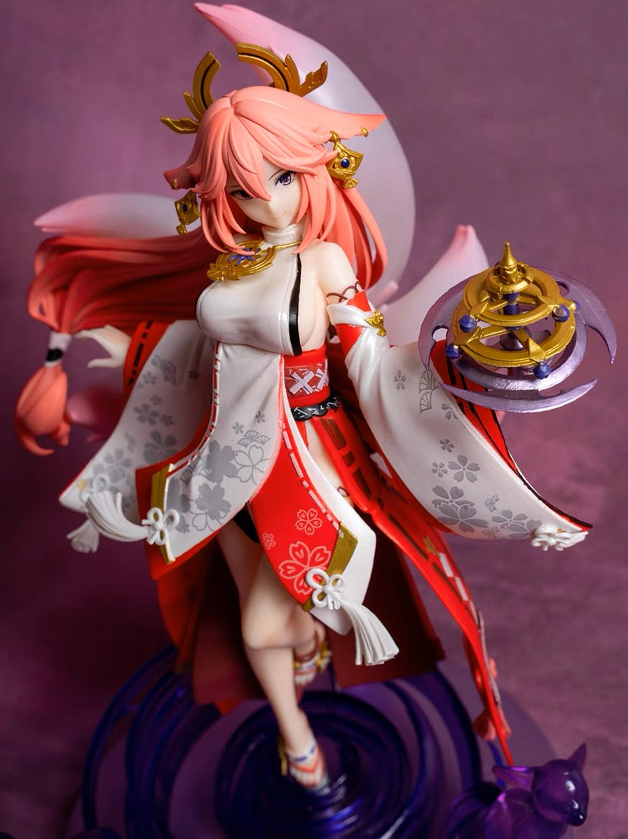 Yaemiko Figure Genshin Impact Yaemiko Figurines Yaemiko Sculpture