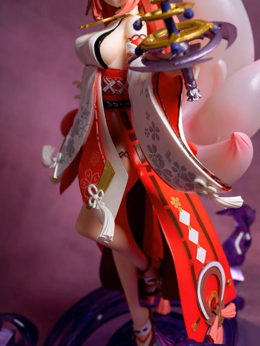 Yaemiko Figure Genshin Impact Yaemiko Figurines Yaemiko Sculpture