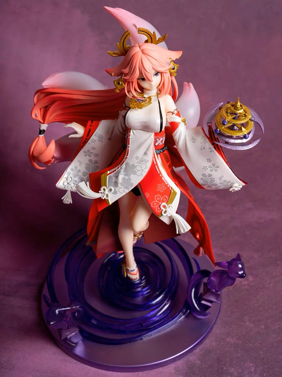Yaemiko Figure Genshin Impact Yaemiko Figurines Yaemiko Sculpture