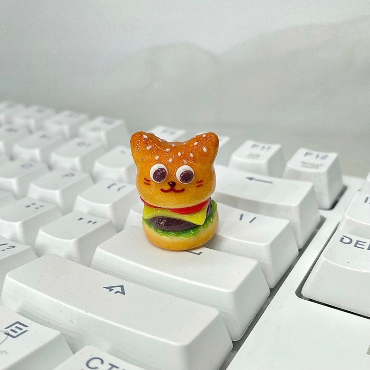 Fried food on the keyboard Artisan keycap Custom keycaps