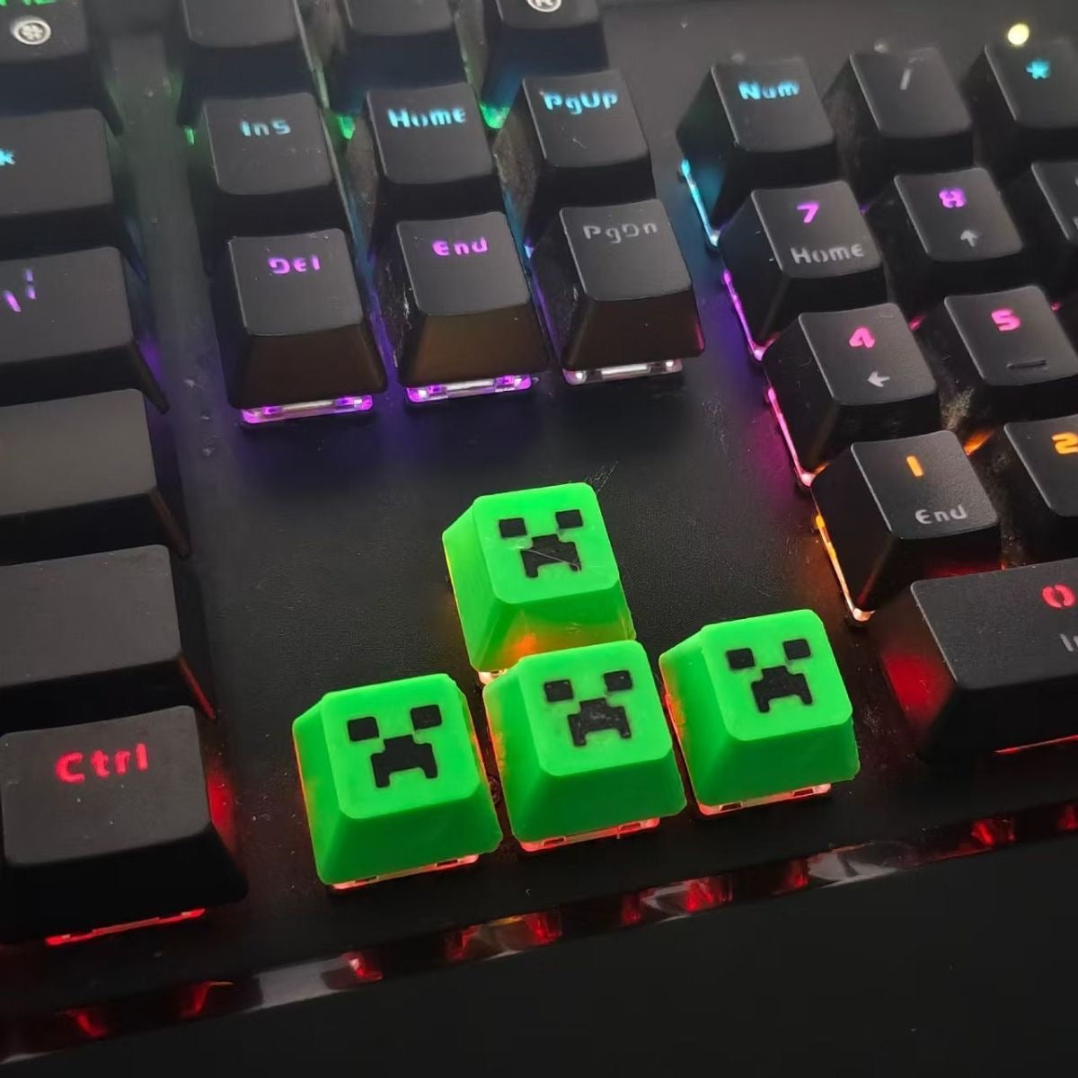 Minecraft Artisan Keycap 3D Printed Custom Keycap