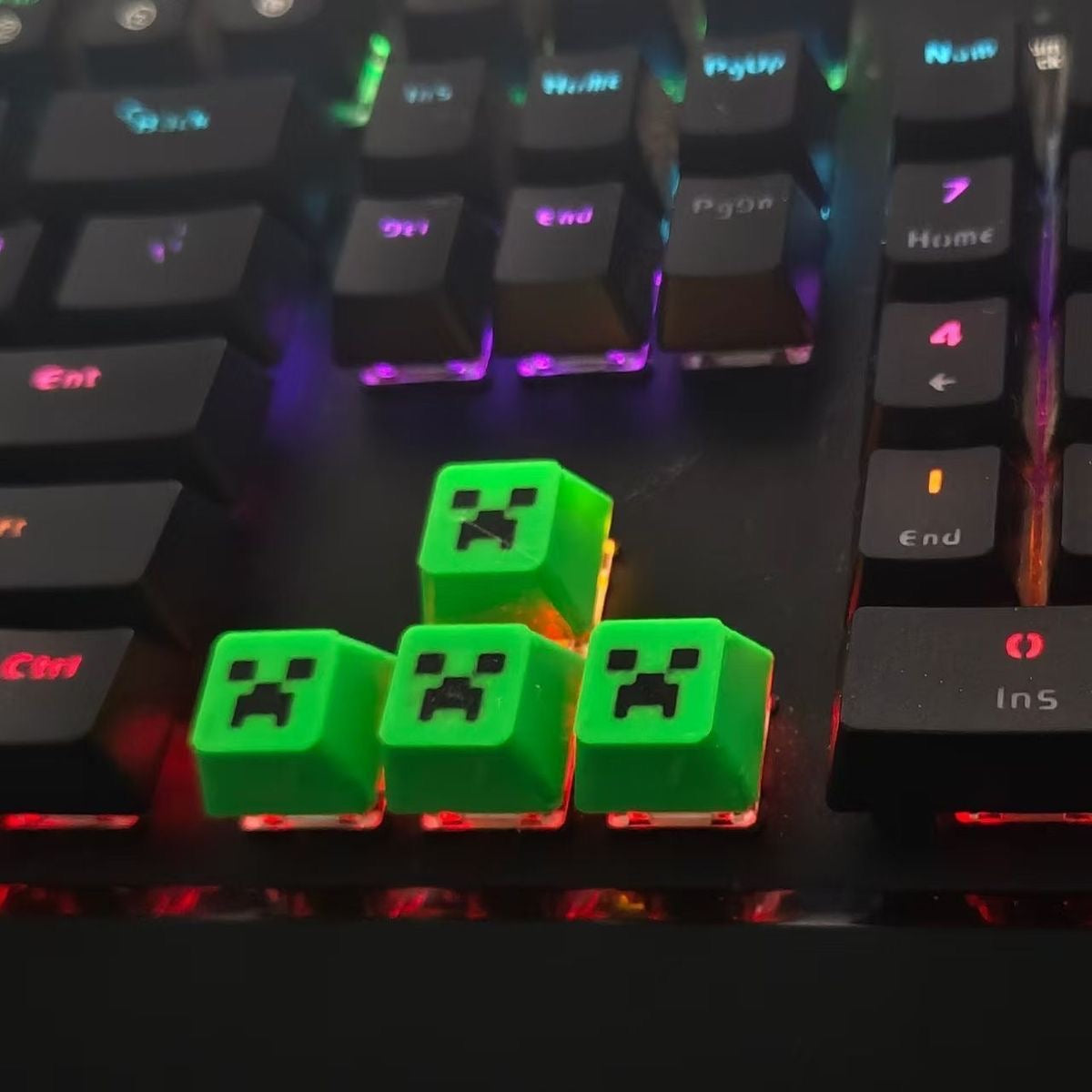 Minecraft Artisan Keycap 3D Printed Custom Keycap
