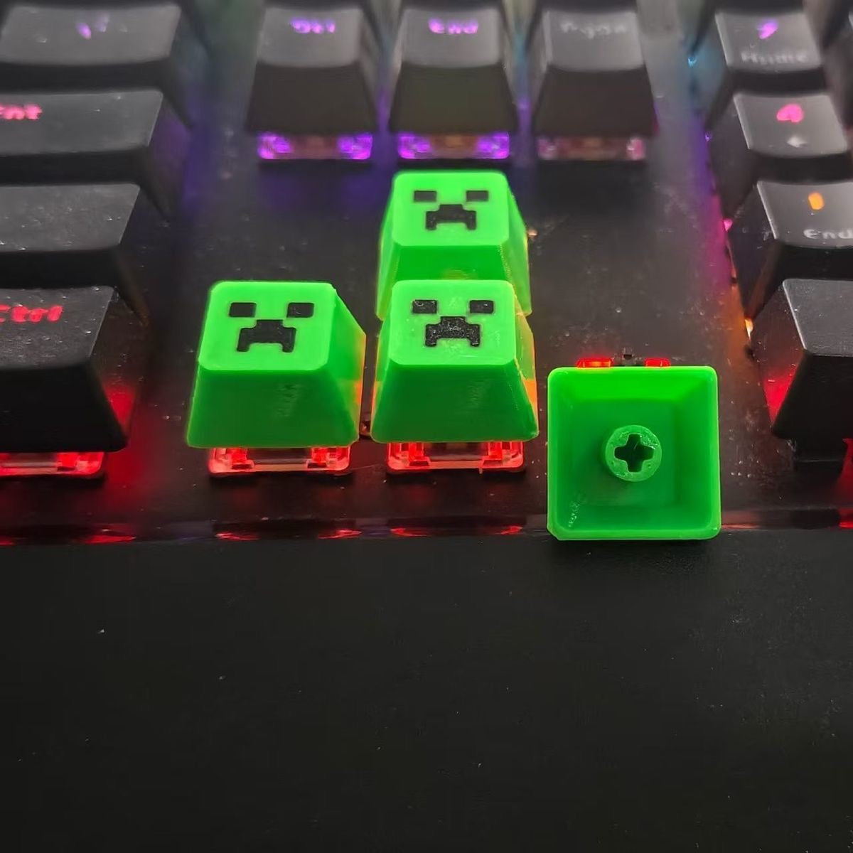 Minecraft Artisan Keycap 3D Printed Custom Keycap