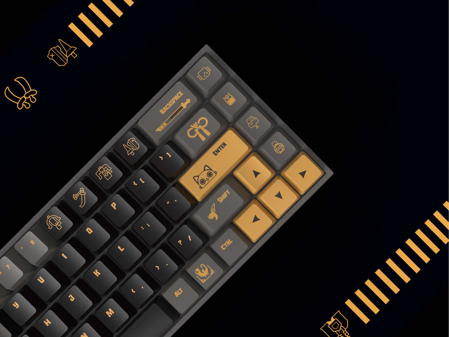 Monster Hunter Keycaps Custom Keycap Set