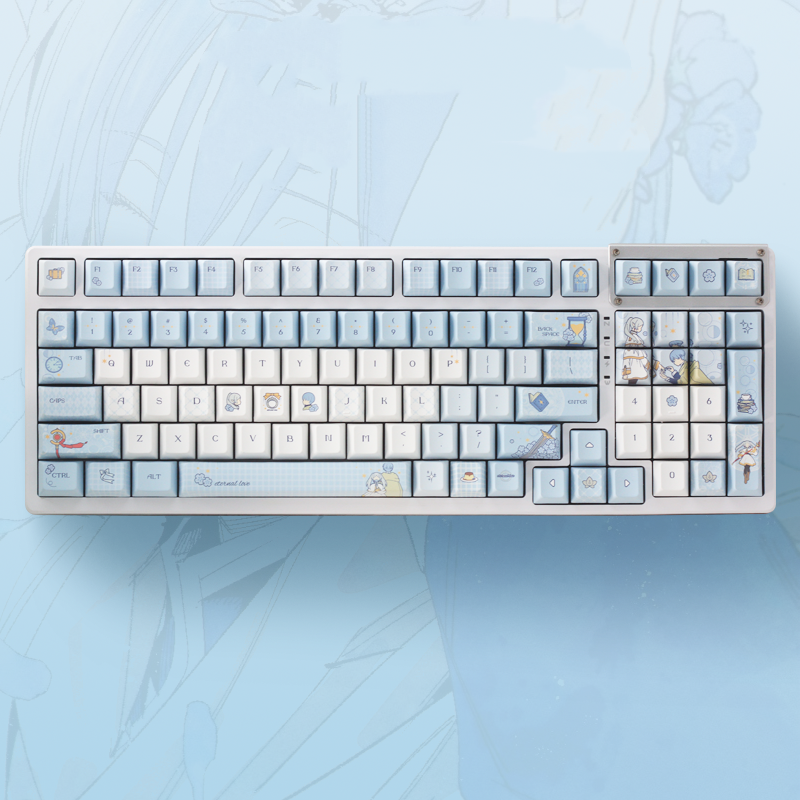 Frieren Beyond Journey's End custom PBT keycap set by AiheyStudio