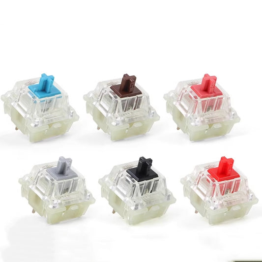 10pcs Cherry MX Switch Stickers | Red, Black, Blue RGB Mechanical Keycap Switch Stickers