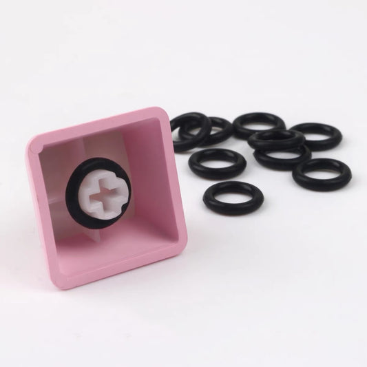 Black and Transparent Mechanical Keyboard Dampeners | 120pcs for Switch Noise Reduction