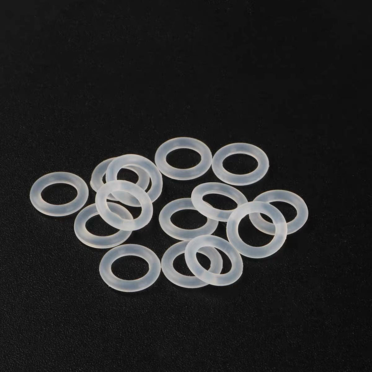 120 pcs Mechanical Keyboard Dampeners black and Transparent Transparent and Black Mechanical Keyboard Dampeners | 120pcs for Smooth Key Press Experience
