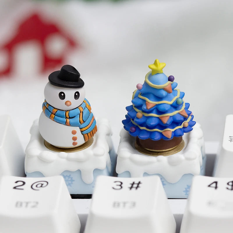 Christmas Spinning Artisan Keycap