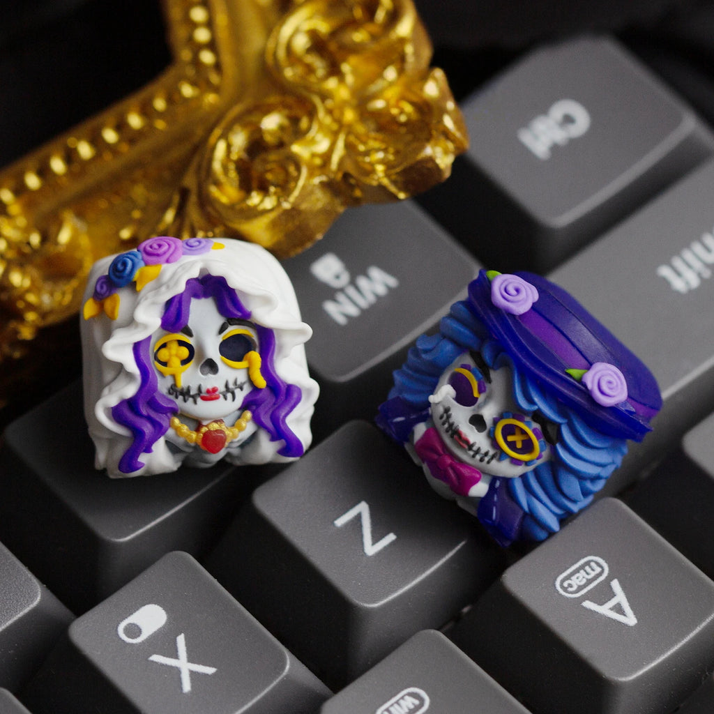 Corpse Bride Victor and Emily Artisan Keycap