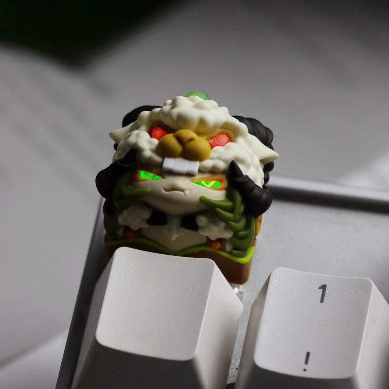 Chinese Zodiac Artisan Keycaps 12 Animal Resin Keycap