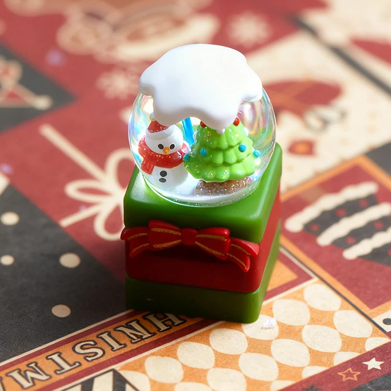 Christmas Snow Globe Artisan Keycap