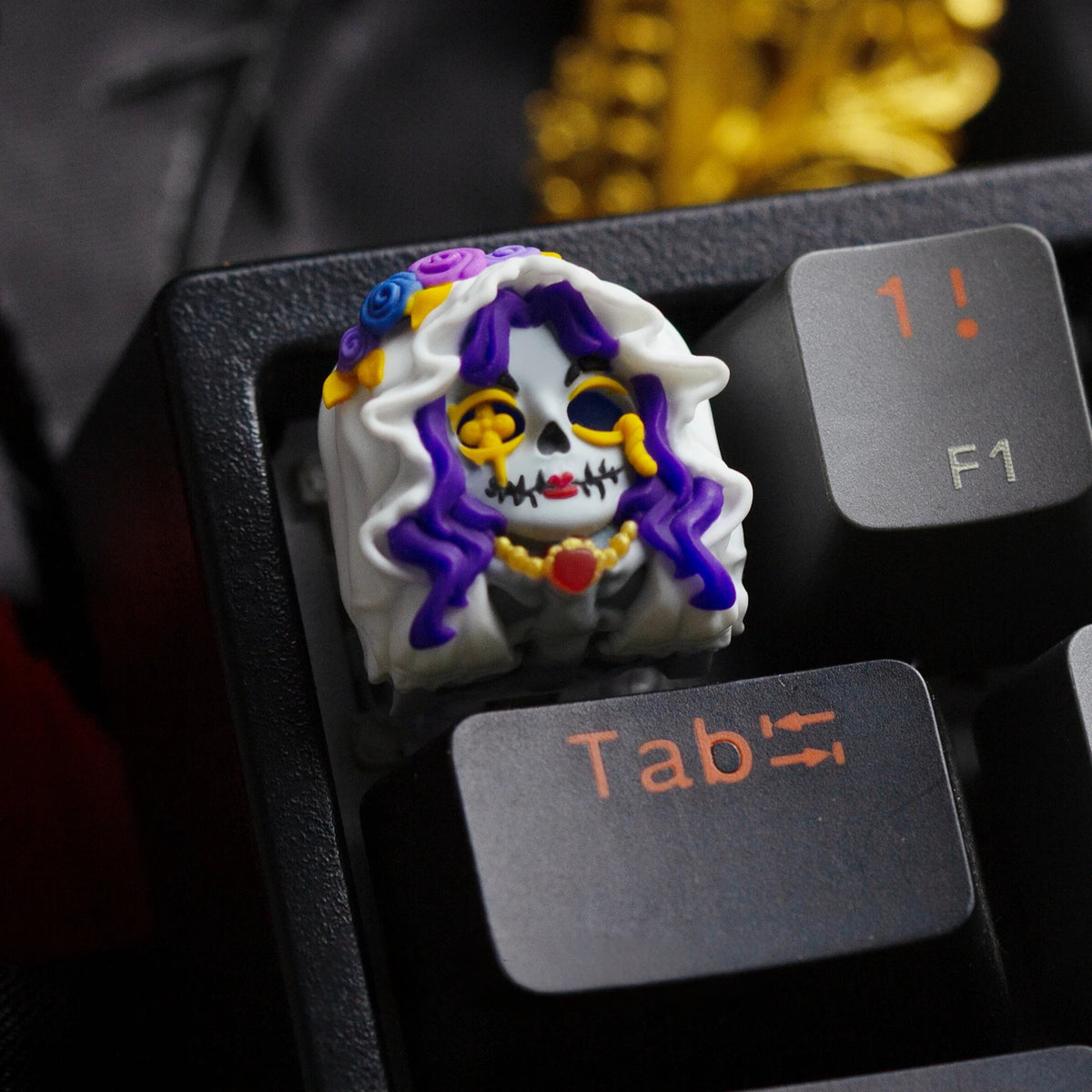 Corpse Bride Victor and Emily Artisan Keycap