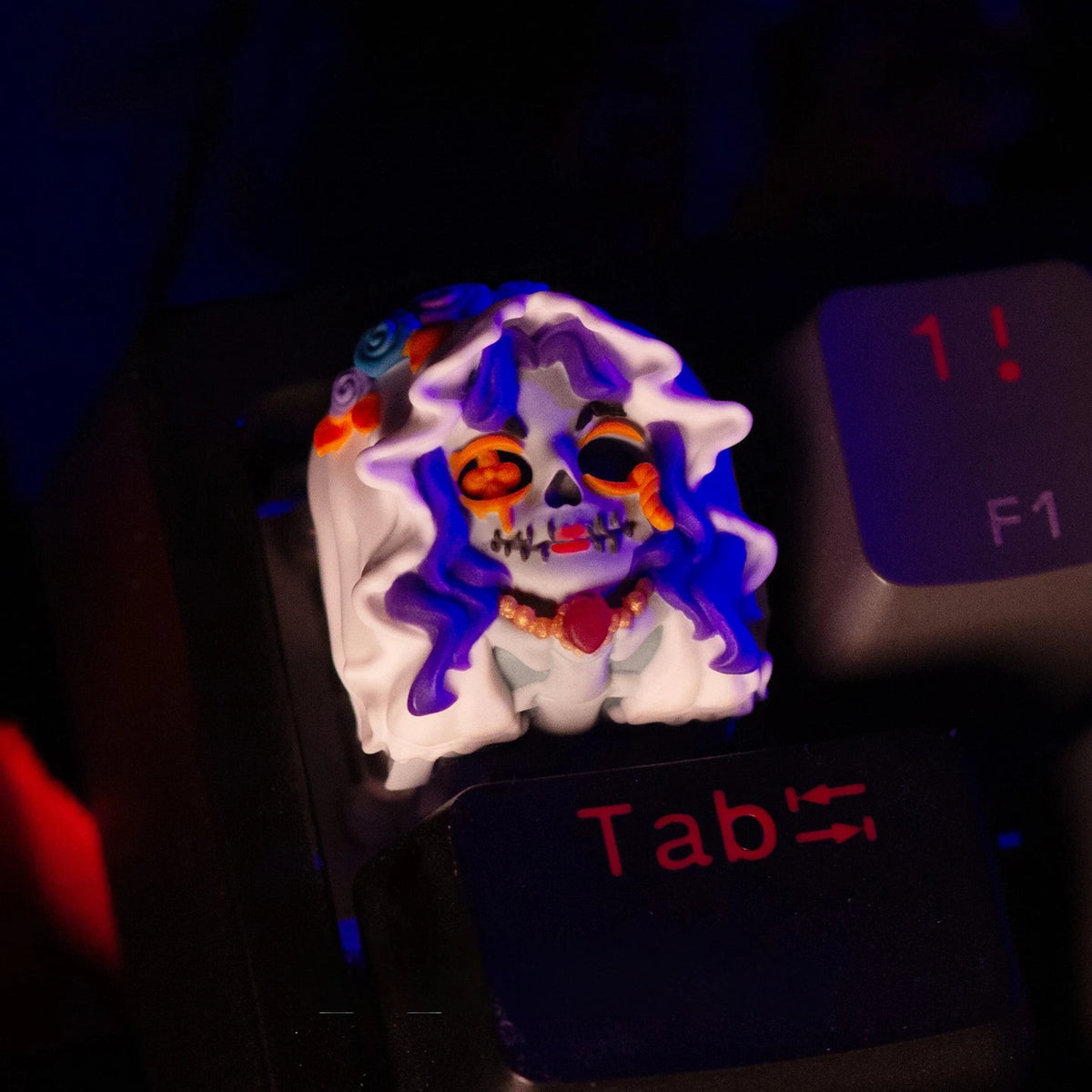 Corpse Bride Victor and Emily Artisan Keycap