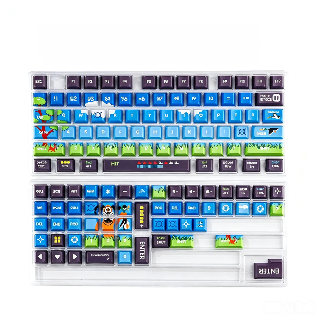 Duck Hunt Retro Game Keycap Set