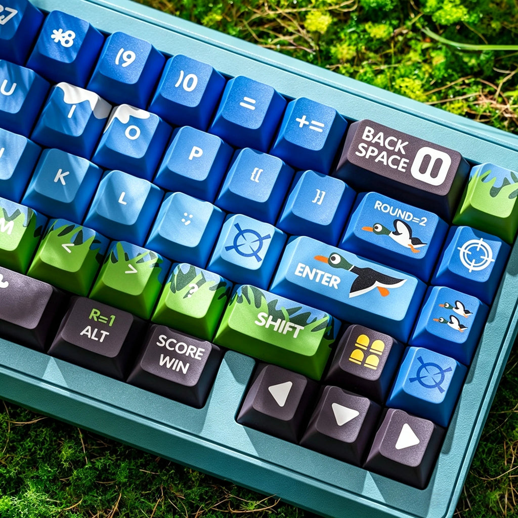 Duck Hunt Retro Game Keycap Set