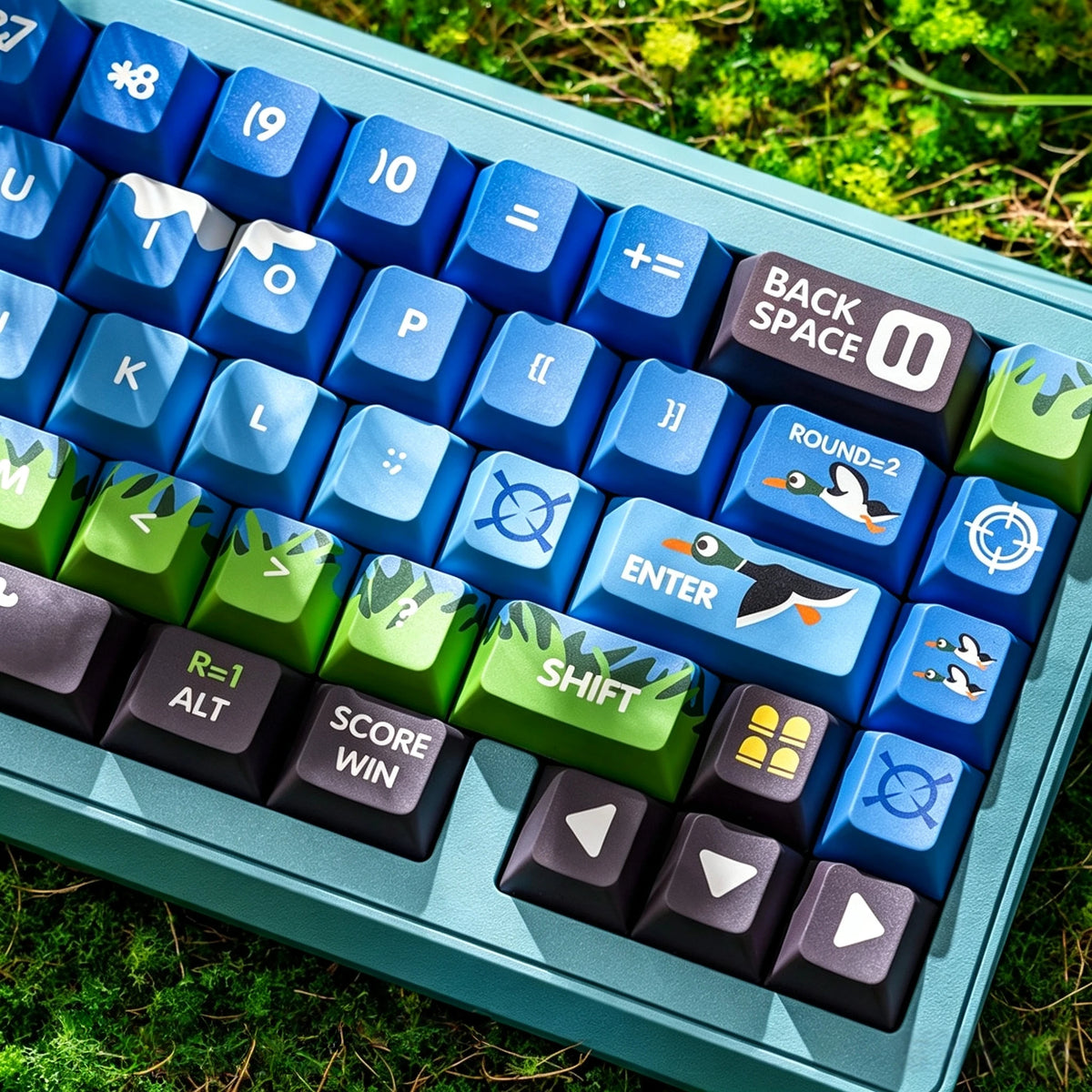 Duck Hunt Retro Game Keycap Set